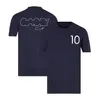 F1 Team 2022 T-shirt à manches courtes sport col rond costume de course décontracté T-shirt à séchage rapide pour hommes