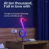 Luzes noturnas LED SMART RGB TABELA LUDER DE TABELA USB ATMOSFERA COM APP CONTROTO REMOTO LUZ DE LIGHT para o quarto Decoração de casa da parede Tiktok