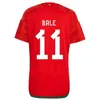 2024 Wales Soccer Jerseys Bale Wilson Brooks Ramsey 24 25 Away National Team Cup Rodon Johnson Home Welsh Football Shirt Kids Kit Kit Uniforms Enfant Camesita de Futol