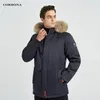 Mens Down Parkas Corbona N3b Typ Winter Parka Mens płaszcz Long Oversize prawdziwy futra armia wojskowa Male Kurtki wyściełane marki polaru 221010