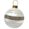 Julinredning 60 cm uppbl￥sbar bolltr￤d hem utomhus dekoration xmas g￥va stora pvc julbollar personliga ornament presenter till kvinnor m￤n barn leksak