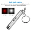 Chat Jouets Drôle Bâton 2 In1 Rouge Faisceau Stylo Blanc LED Torche Lumière Enfants Jouer Chase Jouet Avec Porte-clés