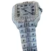 Luxusgeschenk Top-Marke Diamonds Pass Twatchter Hip Hop Iced Out Herrenuhr 2022