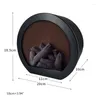 Luces nocturnas simulación chimenea leña linternas lámpara adornos de escritorio visión dinámica 3D llama interruptor táctil decoración del hogar luz