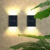 L￢mpada solar LED L￢mpada solar ao ar livre Light Up Up Down Stairs Garden Garden Decorative Street Lights