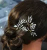 Headpieces Vintage Gold Silver Rhinestones Three Hair Pins Set Wedding Classic Headwear Bride Evening Party Accessories for Women