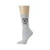 Men's Socks 60PCS/LOT Custom Personalised Men Print Logo/Text/Po Black/White/Grey