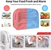 Duffel Bags Thermal Lunch Bag School Child Canvas гравийный изображение Письмо письмо Организатор упакованные продукты для пикника для пикника для пикника для пикника