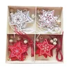 Christmas Decorations Wooden Pendants Set Of 20 XmasTree Hanging Ornament For Home Party DIY Wood Chips Crafts R7UB