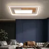 Kroonluchters Moderne LED ECHTE HOUTDE BUITENLICHTING VOOR SLAAPKAMER Woonkamer Milieubescherming Lusters Lampen Lichten Lichten