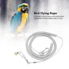 Andra fågelförsörjningar 6m papegoja antibit flygande träning rep koppel sele för cckatiels macaw afrikanska gråar starling fåglar