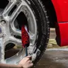 Car Sponge Mrcro Fiber Wheel Brush Auto Tire Rim Cleaning Metal-free Mud Dust Remover Detailing Cleaner Washing Tool With Handle