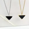 Fashion charm Necklace Sale Pendant Necklaces for Man Woman Inverted Triangle Letter Designers Brand Jewelry couple pendant Clavicle Chain Valentine day gift