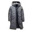 Hommes Down Parkas Mode X-Long Chaud Veste D'hiver Vêtements Imperméables Mâle Coton Automne Manteau Qualité Canard Blanc Hommes Pardessus G221010