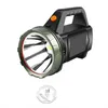 懐中電灯トーチスーパーブライト充電可能な屋外マルチファンクションP1000 LEDロングレンジスポットライトバッテリーディスプレイCob Light781598