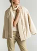 レディースダウンパーカス女性冬冬のパーカーコート2022ファッションキルトベルト厚い温かい綿ジャケットコートベージュメスアウターウェア衣類T221011