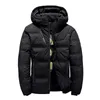 남자 다운 파카 고급 패션 브랜드 남자 재킷 슬림 한 두꺼운 따뜻한 단색 후드 코트 캐주얼 재킷 남성 g221010