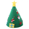 Christmas Decorations Felt Tree Year Gifts Toys Ornaments Hanging Home Xmas DIY 3D Product 2022