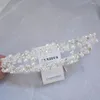 Headpieces Fashion Double Headband Pearls Crystal Bridal Crowns Handgjorda Princess Head Band Wedding Accessories SQ0148