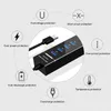 HW-1500 USB-Erweiterung, robuster 4-in-1-Mini-Expander, Plug-Play-Hub, 4 Ports, kleiner Splitter für Büro