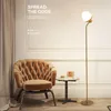 Floor Lamps Nordic Led Crystal Free Standing Loft Lamp Staande Rattan