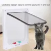 Cat Carriers 28 X 25 2.4cm XL ABS Acrylic Pet Screen Door Window Lockable Waterproof Dog Flap Safety Fences