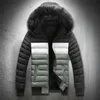 Mens Down Parkas Puffer Jacket Hommes Avec Capuche Vêtements De Mode D'hiver À Capuche En Coton Rembourré Veste Épaissir Garder Au Chaud Casual Manteaux Hip Hop 221010