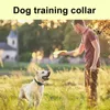 Colar de treinamento para c￣es colar de cachorro colar de cachorro colarinho de estima￧￣o remota de controle remoto anti -dispositivo de latido todos os tamanhos c￣es USB carregamento