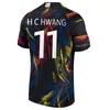 2023 24 Corée Mens Soccer Jerseys National 22 23 Home Away Team Costume d'avant-match H M Son J S Lee U J Hwang I B Hwang C H KWON H C HWANG Home Away Gardien de but Chemises de football