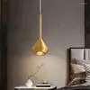 Hanglampen Noordelijke lichte LED Hangende verlichting Slaapkamer Bedide Moderne eetkamer Woonkamer Creatief Single Head Suspension Decor Lamp