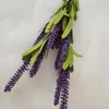 Fiori decorativi 4 pezzi/lotto bouquet artificiale di lavanda piante finte in plastica per tavolo da cucina per interni ed esterni