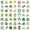 Frog Stickers 100pcs Waterproof Vinyl Animal Stickers for Water Bottle Skateboard Luggage Snowboard Car