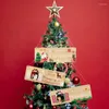 Christmas Decorations Merry Wooden Plaque Signs Xmas Tree Santa Ornament 2022 Year Home Wall Door Hanging Decoration Navidad Gift