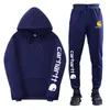 2023 Automne Hiver Hommes et Femmes Sweats à capuche de mode nord-américain High Street Marque Carharthoodie Nouveau Mango Lettre Pull En Peluche Ensemble 59l4