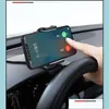 حامل سيارة لوحة القيادة سيارة الهاتف سهلة مقطع Mount Stand GPS Display Bracket دعم 8 × تسليم إسقاط 2022 دراجة نارية Mobiles DHVLD