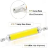 Super Bright LED R7S COB Glass Tube 78mm 118mm J78 J118 Glödlampa AC 110V 220V Hem Ersätt Halogen Lamp