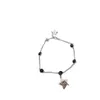 Charm-Armbänder aus S925-Silber im schlichten Stil, spitzes Stern-Katzen-Spinell-Armband für Damen und Herren, exklusives Design-Juwel, exklusiver Verkauf5S72