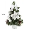 Christmas Decorations Tree Artificial 3D Colorful DIY Shiny Small Xmas Holiday Supplies