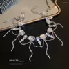 Choker halsband för kvinnor europeiska och amerikanska diamanttassel temperament ljus lyxiga klavikelkedja elegant avancerad halsband
