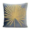 Pillow American Style Velvet Embroidery Decorative Throw Pillows Square Geometry Sofa Car Chair