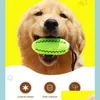 Dog Toys Tuggar Pet Dog Toys Interactive Natural Rubber Ball Toy Funny Elasticity Clean Thanner Spela Moral Balls Dogs Chew Drop Deli DHG6O