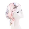 Pre-tied Women Turban Satin Paisley Pattern Muslim Headband Soft Flexib Hair Scarf Chemo Cap Leadies Head Wrap Bandana