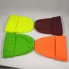 ベレー帽Bright Color SolidKing Beanie Men's Cuff暖かい冬の帽子平野トークネオンイエローオレンジグリーンバーガンディ