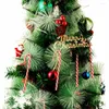 Christmas Decorations 10Pcs/Pack Tree Hanging Cane Ornaments For Home Decoration Year Xmas Gift Children's Toy