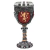 Kubki retro viking piwo kubki kawy 3d gotycki goblet żelazny tron ​​tronowy stal nierdzewna żywica wina kieliszek kubek Dekoracja Dekoracja 221011