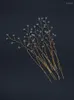 Headpieces Vintage Gold Crystal 7PCS Bridal Hair Pins Bead Handmade Women Ornaments Flower Jewelry Bridesmaid Gift Wedding Accessories