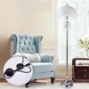 Floor Lamps Modern Crystal Bedroom Lamp Luxury Golden/Silver Shade Living Room Stand Creative Decoration Lighting