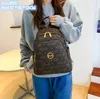 Whole factory ladies shoulder bag 2 colors Joker leisure multilayer travel backpack retro letter printing handbag vertical zi4717831