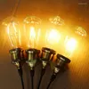 Edison LED Filament 4W 6W 8W glödlampa lampa 220V E27 Vintage antik retro bombillas ampull ersätta glödlampan