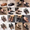 Richelieu de luxe oxford chaussures en cuir à bout pointu à lacets boucle pompon motif tissé haut de gamme mode masculine formelle chaussures en cuir décontractées plusieurs tailles